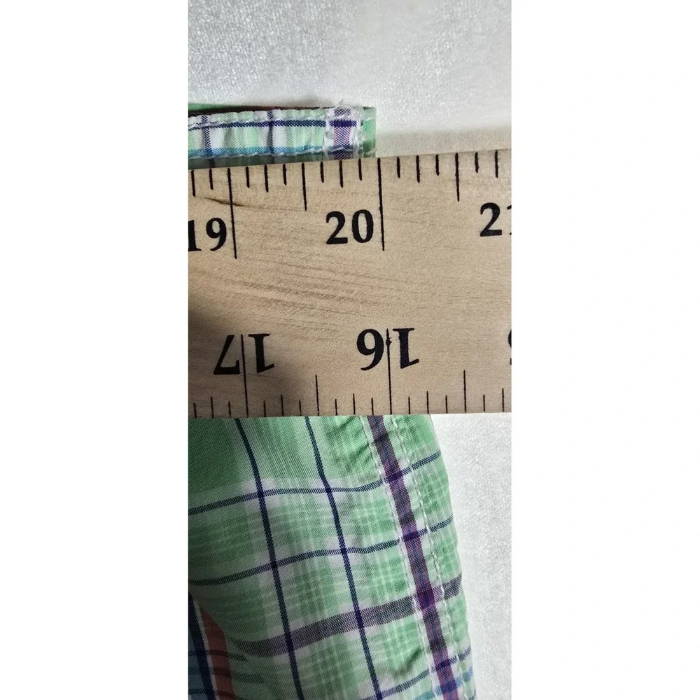 Polo Ralph Lauren Swim‎ Trunks Mens Large Plaid Lined Beach Shorts Vintage 40